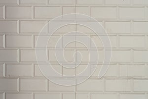 White stone wall brick background