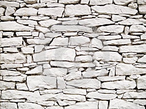 White stone wall