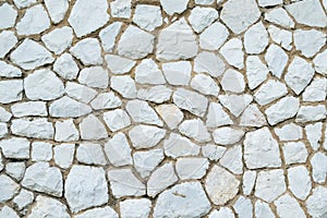 White stone wall,texture background.