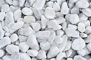 White stones gravel zen background