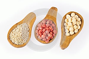 White and Strawberry-flavored Quinoa - Chenopodium quinoa