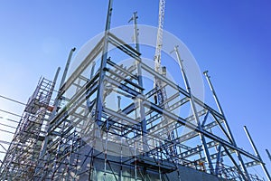 Strutturalmente acciaio struttura nuovo l'edificio 