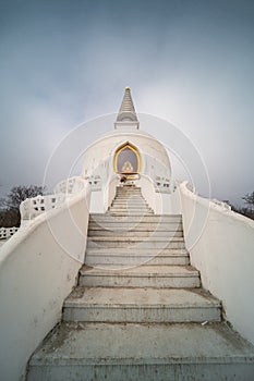 White stupa in hungary, Zalaszanto