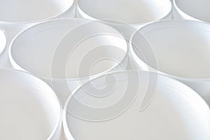 White Styrofoam Coffee Cup Abstract