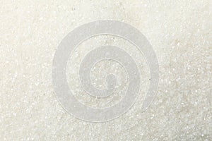 White sugar texture background, close up