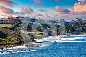 White Surf on Coast of Puerto Rico