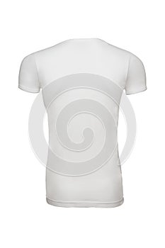 White T shirt back