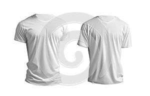 White T-Shirt Blank Mock Up Transparent Invisible Mannequin