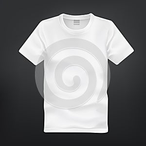 White T-shirt template