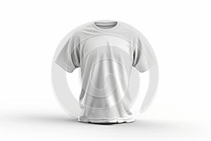 White T-Shirt on White Background