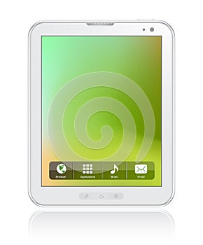 White Tablet Computer