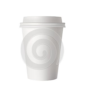 White Takeout Cup Composition