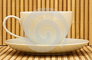 White tea cup