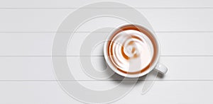 White Tea Cup Background