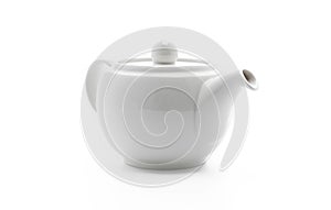 white tea pot
