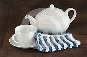 White Tea Pot