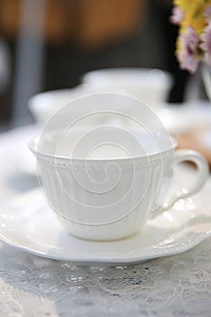 White teacup