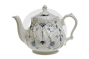 White teapot