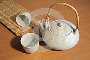 White teaset