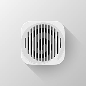 White Technology App Icon Template