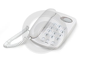 White telephone