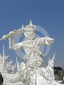 â€œThe White Templeâ€ in Chiang Ria, Thailand