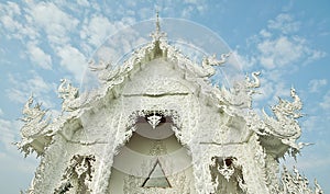 The white temple in Thailand