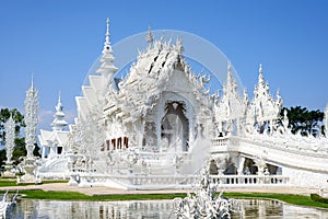 White temple in Thailand