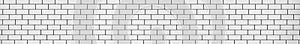 White texture of a brick. Gorizontal panoramic view for kithen panel skinali. 3d render