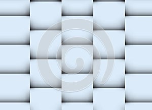 White texture with cubes of bluish shadows