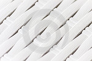 White texture of wicker