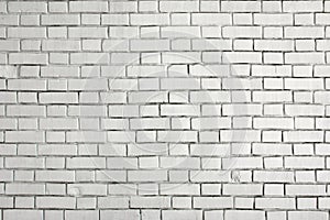 White Textured Brick Wall