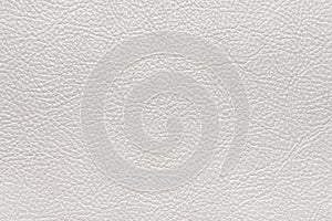 White textured leather. Flat surface. Background image, texture