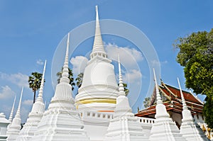White Thai pagoda