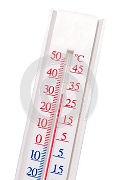 White thermometer