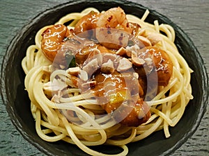 Prawns in Peanutsauce