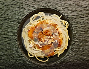 Prawns in Peanutsauce