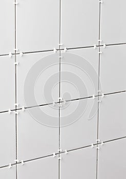 White tiles