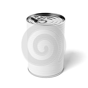 White tin can