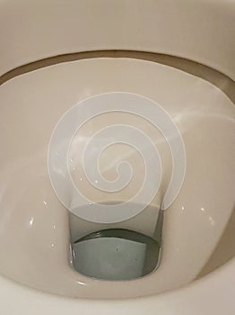 White toilet bowl. photo