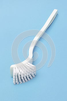 White Toilet Brush