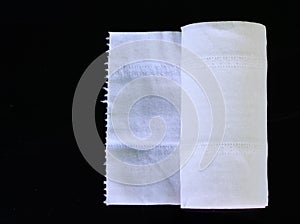 White Toilet Paper Tissue Rollon