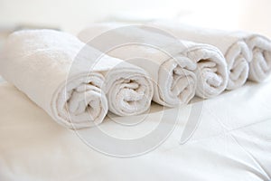White towels photo