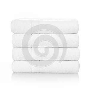 White towels