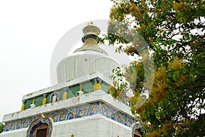 The white tower in Kumbum monastery