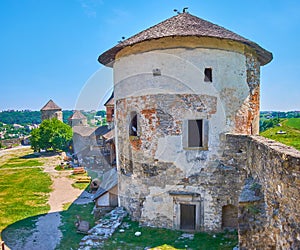 The White Tower Laska Tower of Kamianets-Podilskyi Castle, Ukraine