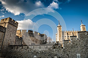 The White Tower Main castle within the Tower of London