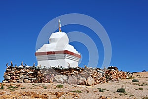 White tower for praying