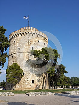 White tower in Salonika - Greece photo