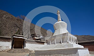 White tower temple gansu china